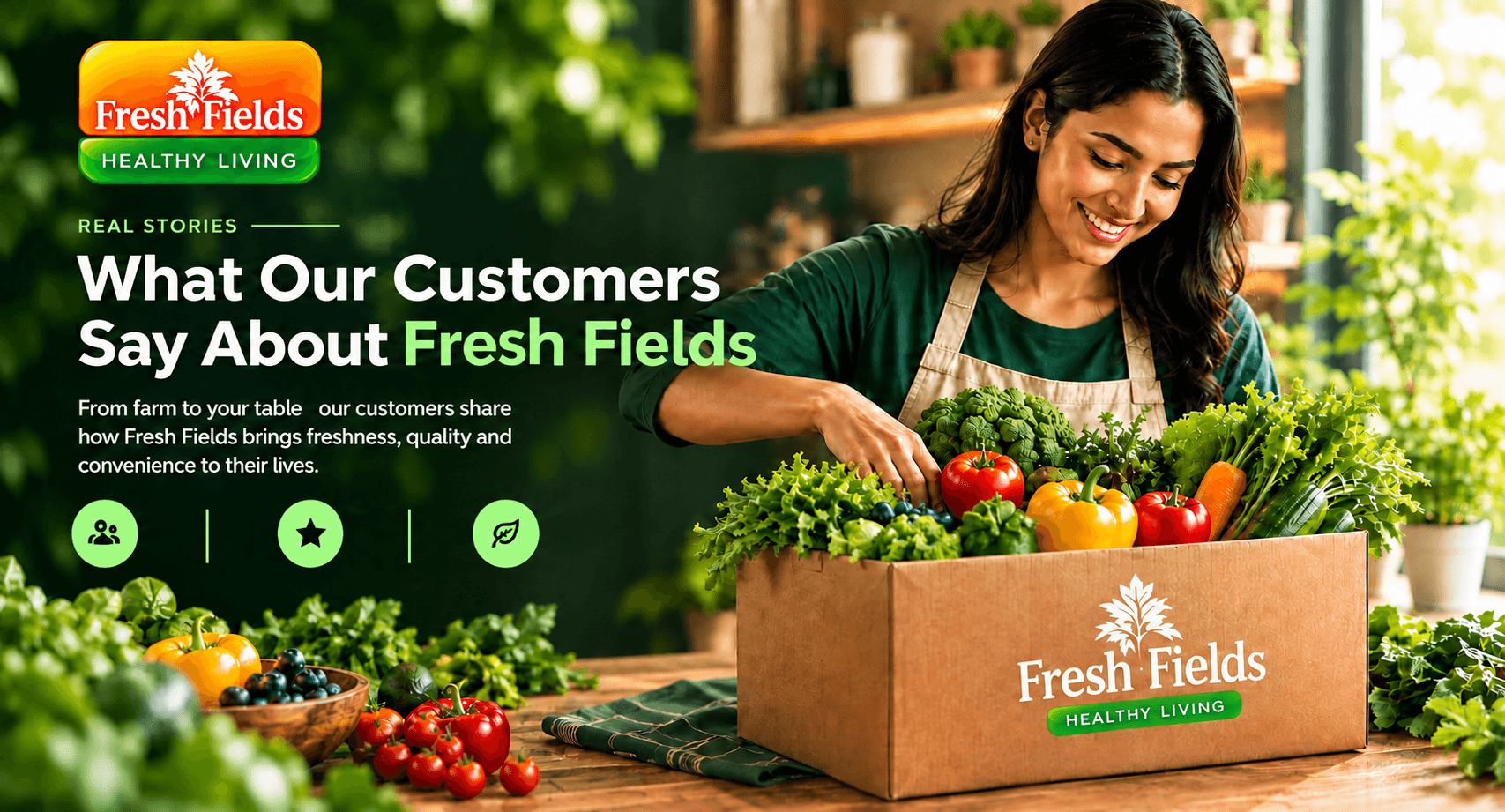 What our customers say about Fresh Fields