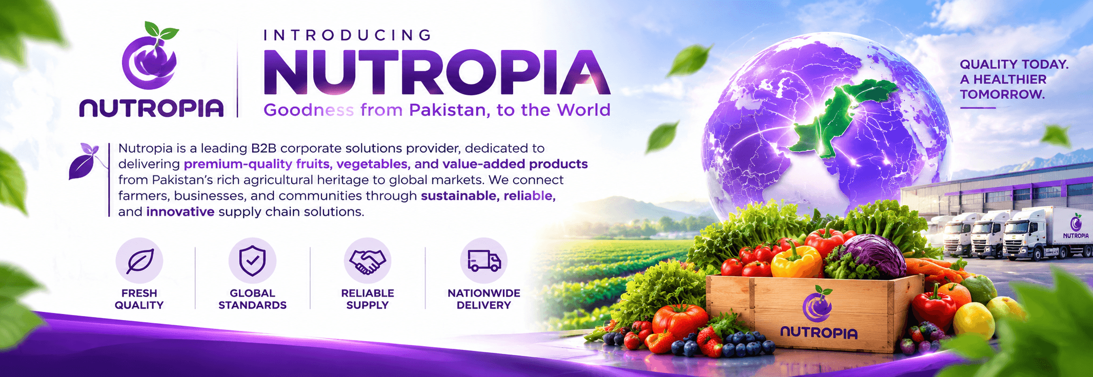 Introducing Nutropia - goodness from Pakistan, to the world