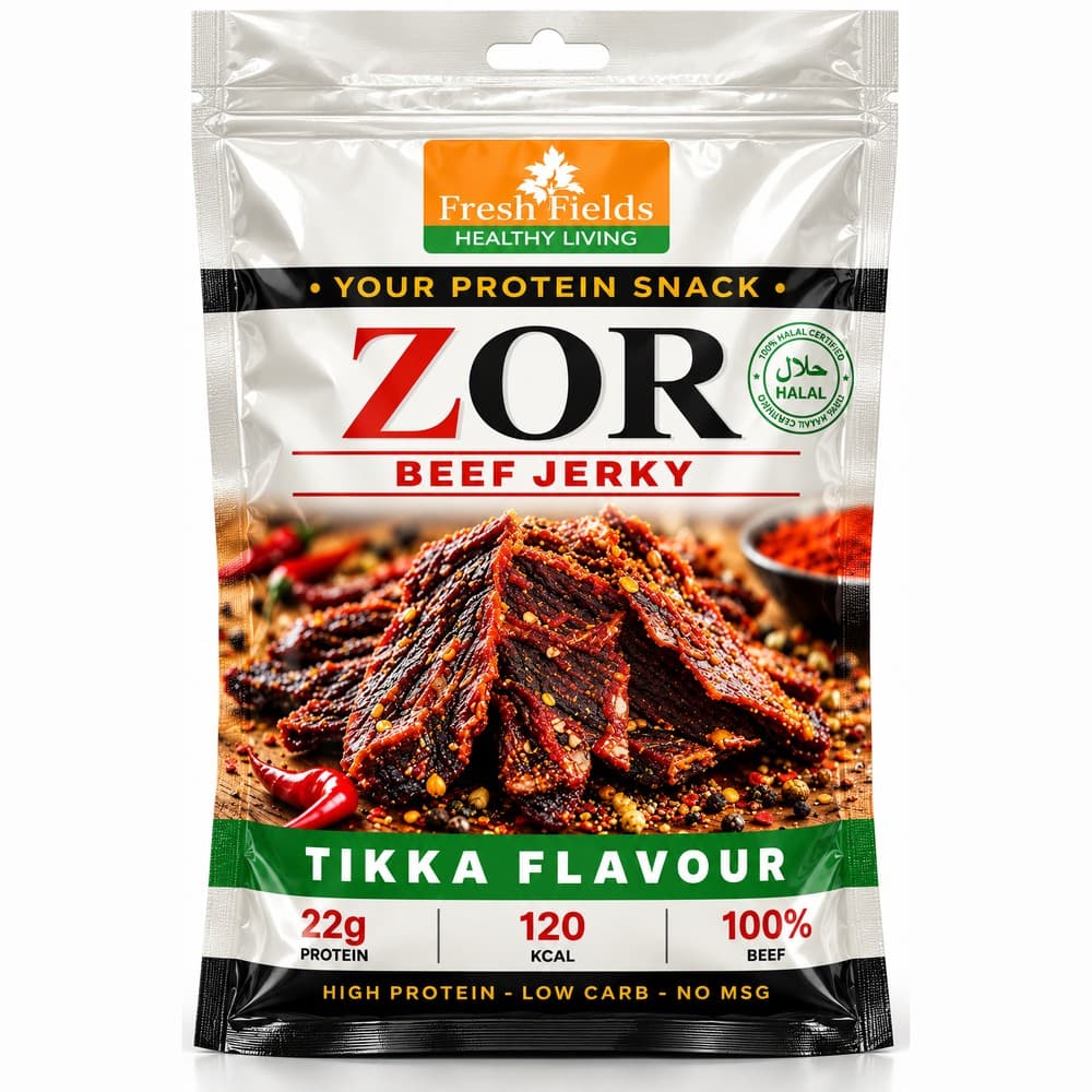 Zor Beef Jerky – Tikka Flavour