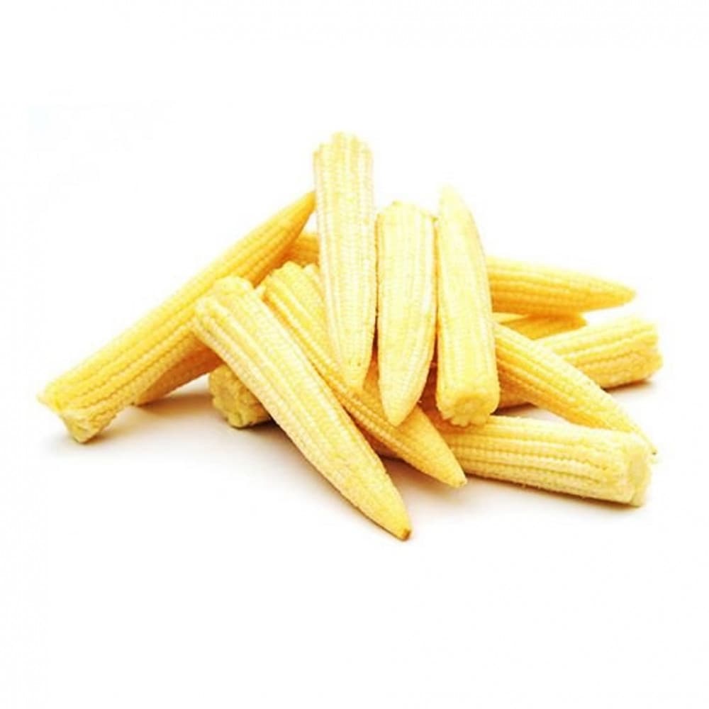 Fresh baby corn, ready for delivery